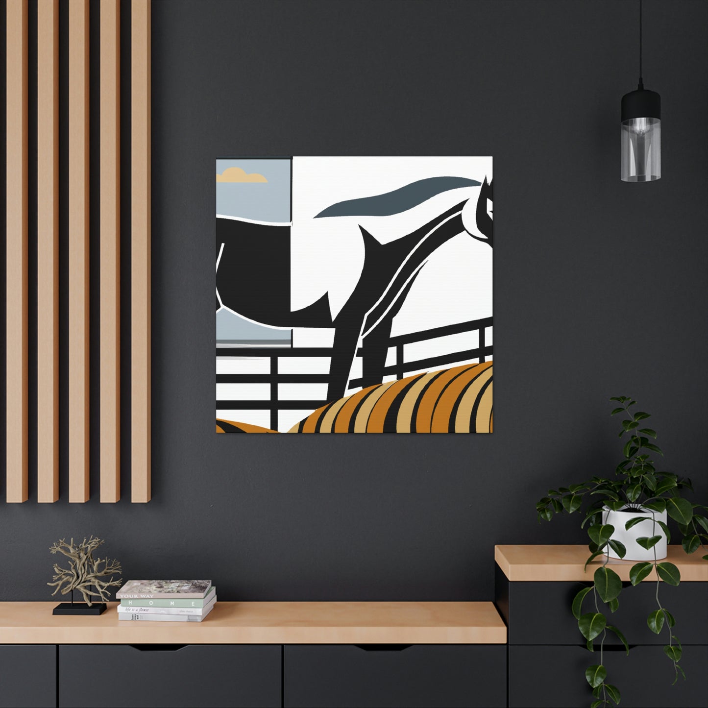 "Deserted Racing Steed" - Canvas