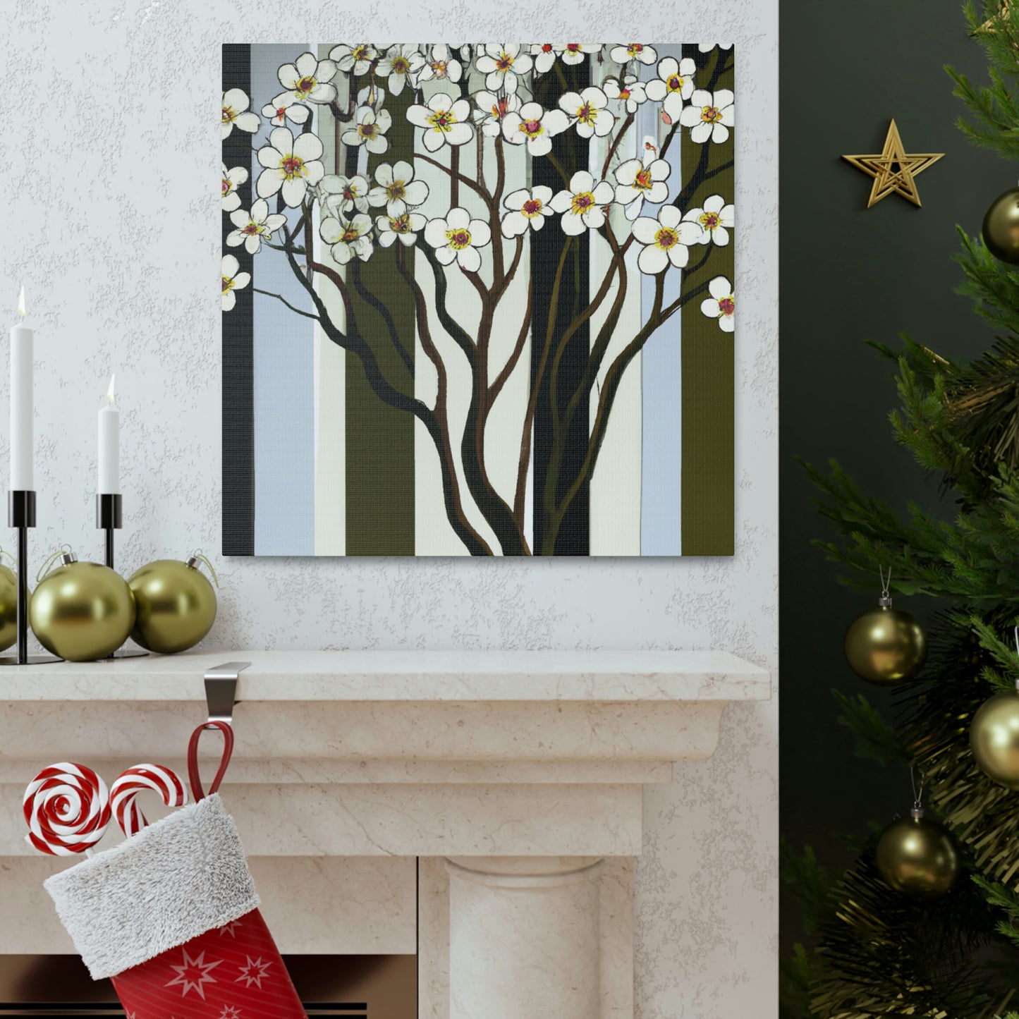 "Dogwood in Bloom Glory" - Canvas