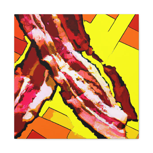 Bacon Pop Art Burst - Canvas