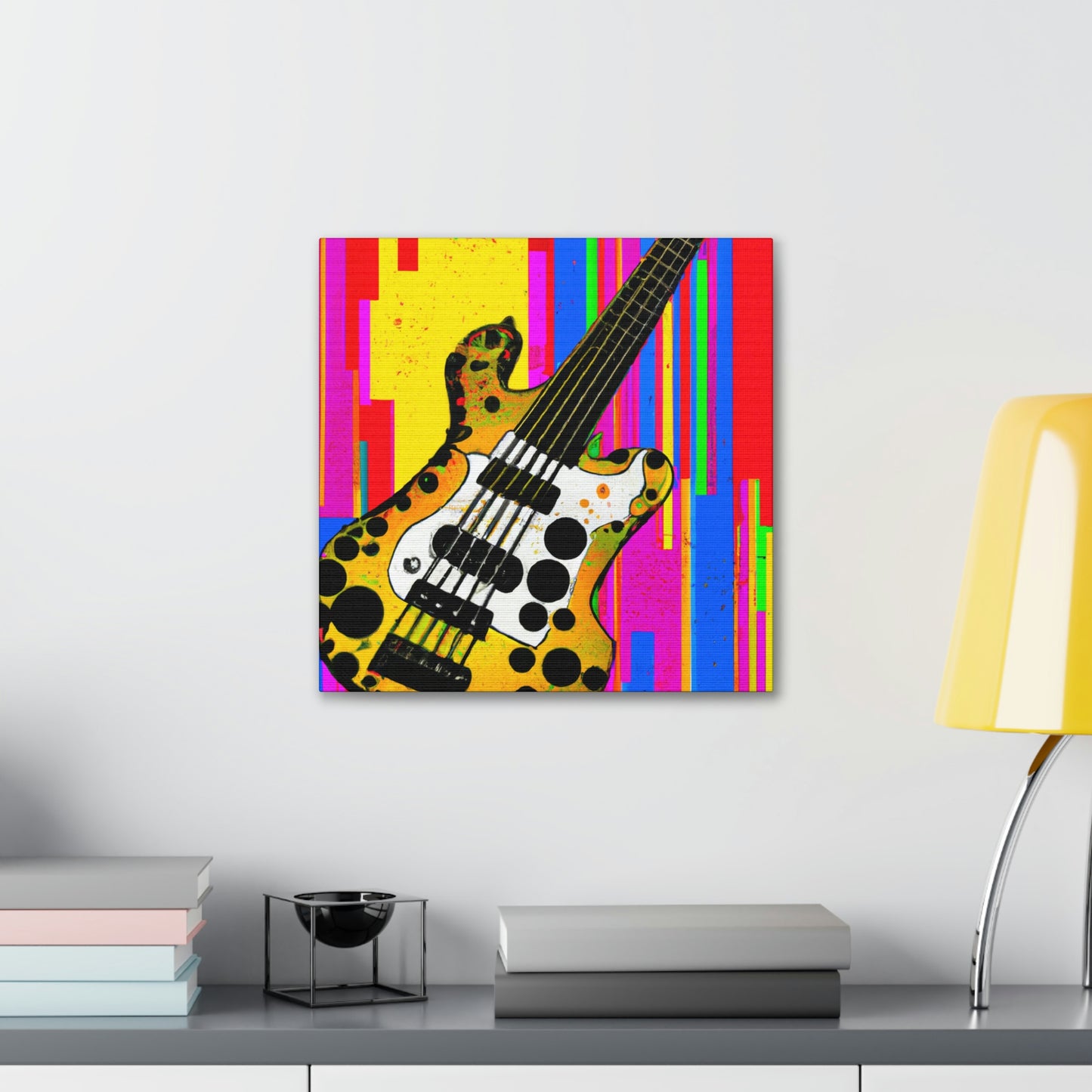 "Fauve Bass Guitarist" - Canvas