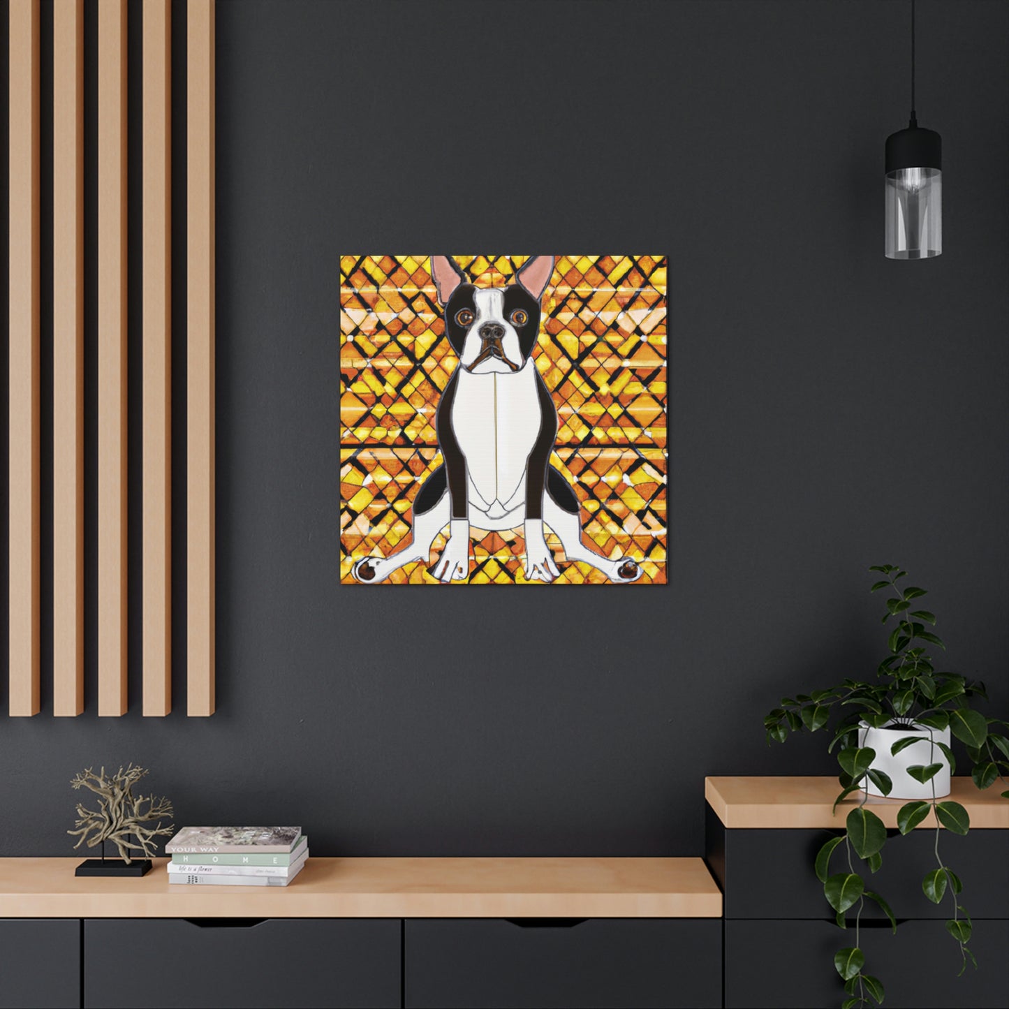 Boston Terrier Bliss - Canvas