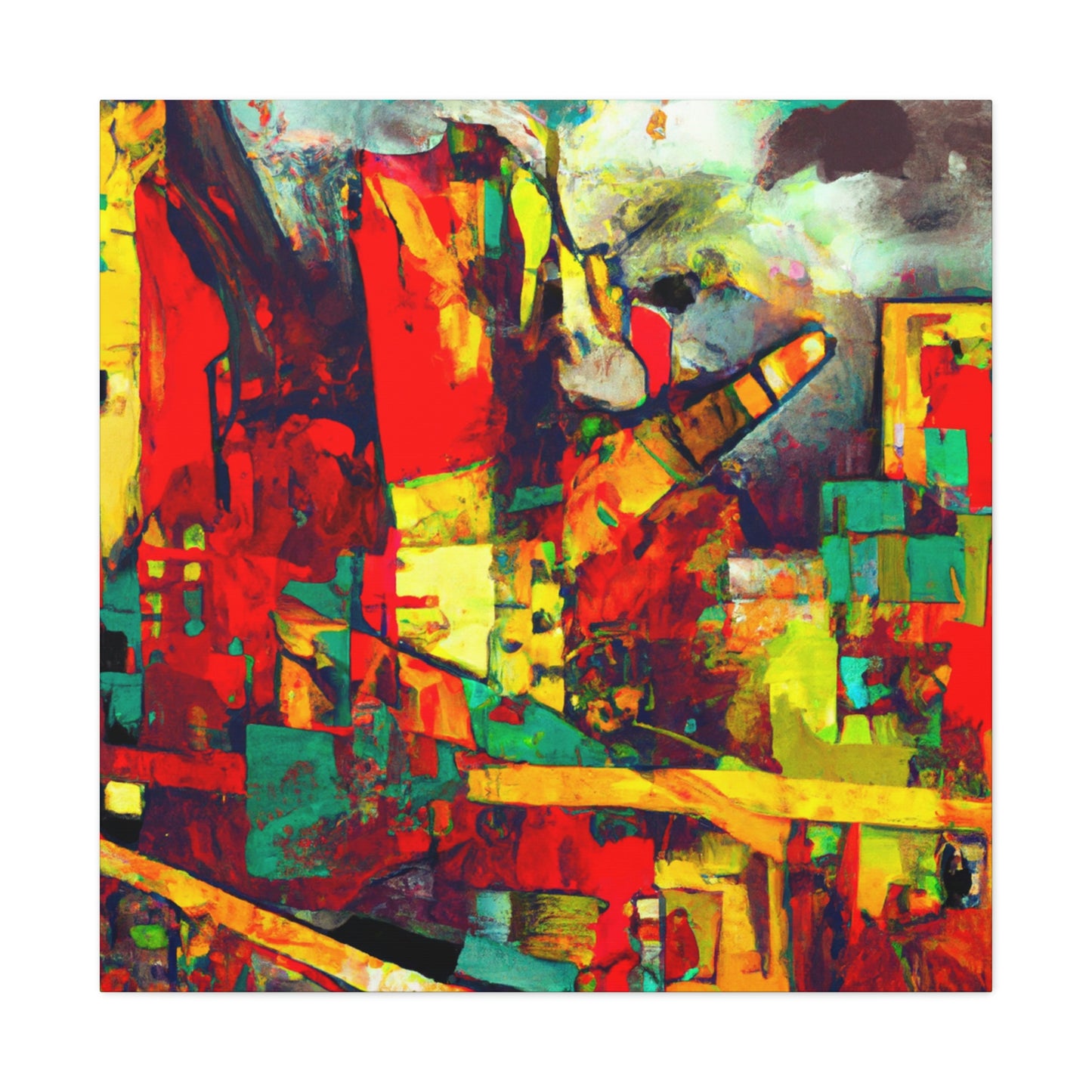 Craftsman in Abstraction - Canvas