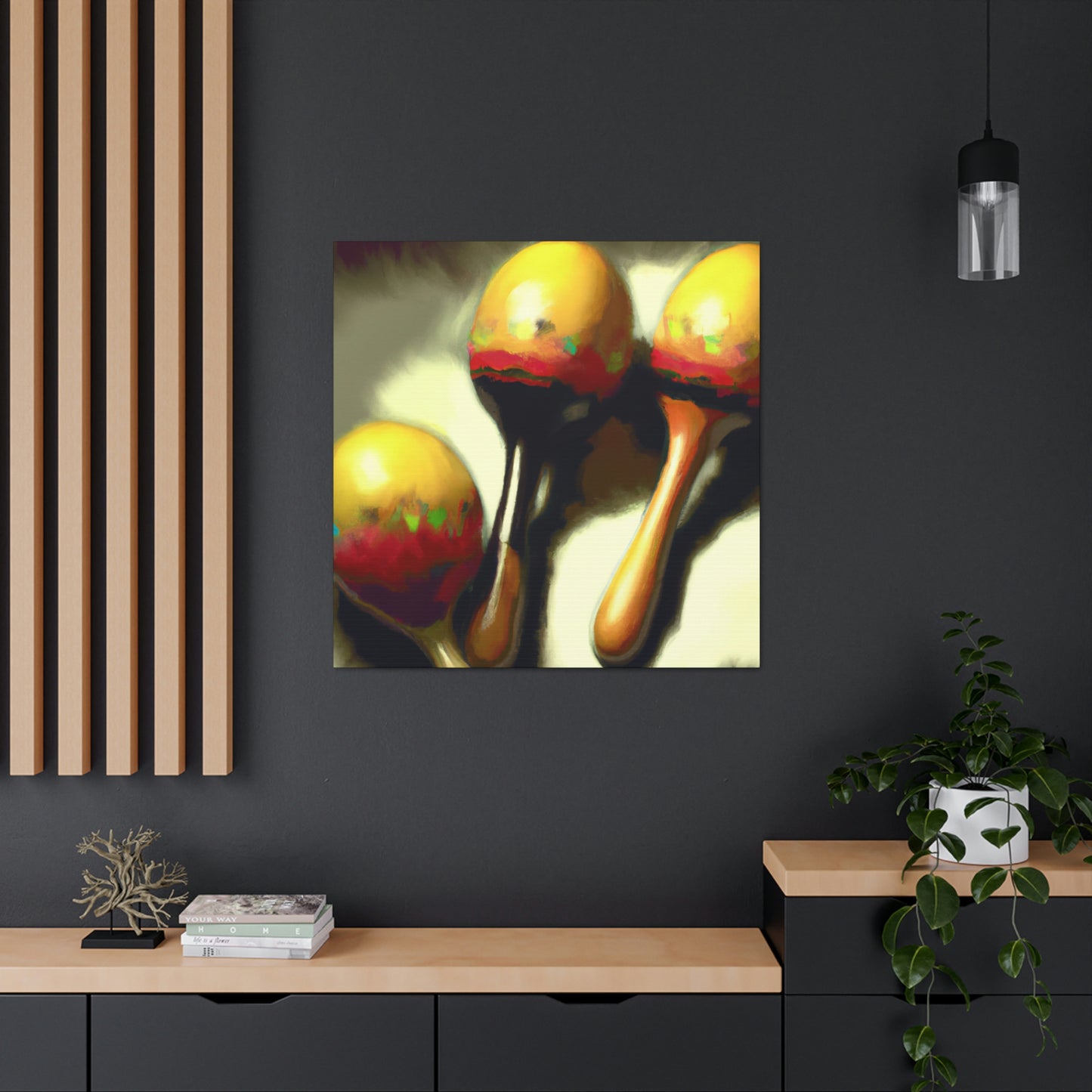 Maracas Midnight Dance - Canvas