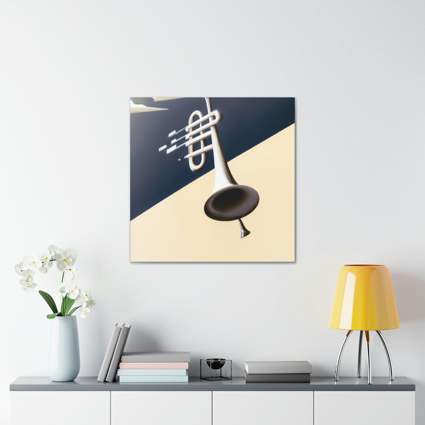 Trombone in the Cloud - Canvas