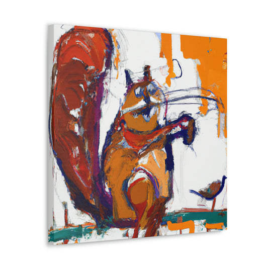 Squirrel Among Expressionism - Canvas