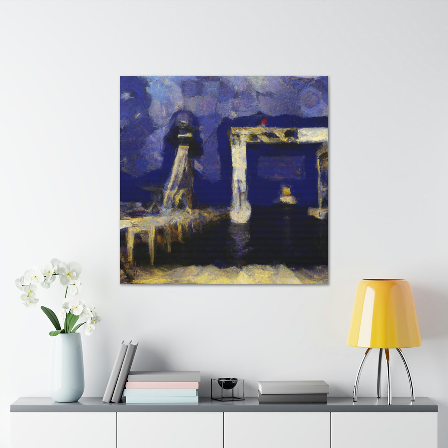 Pier in Expressionism - Canvas