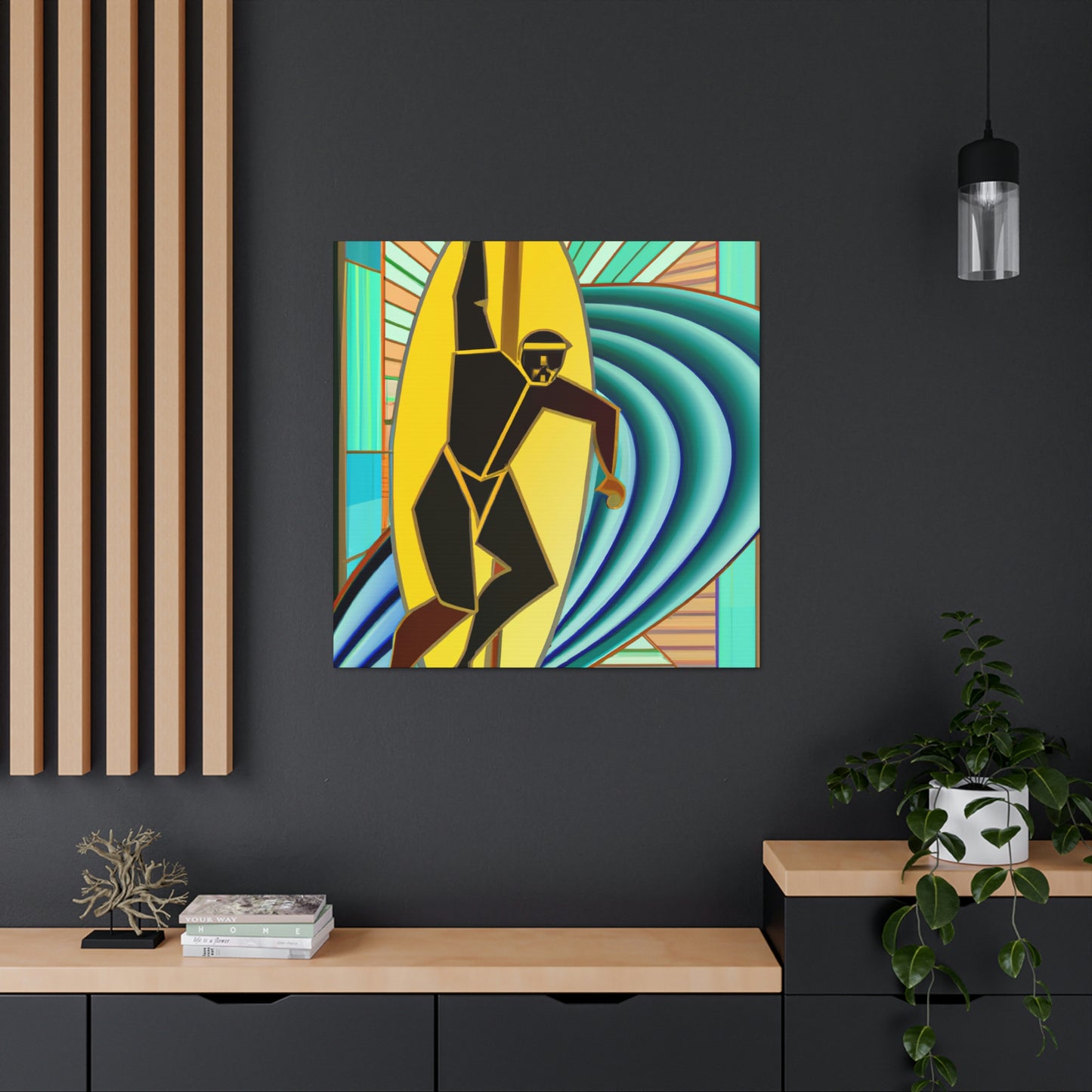 "Surfing the Jazz Age" - Canvas