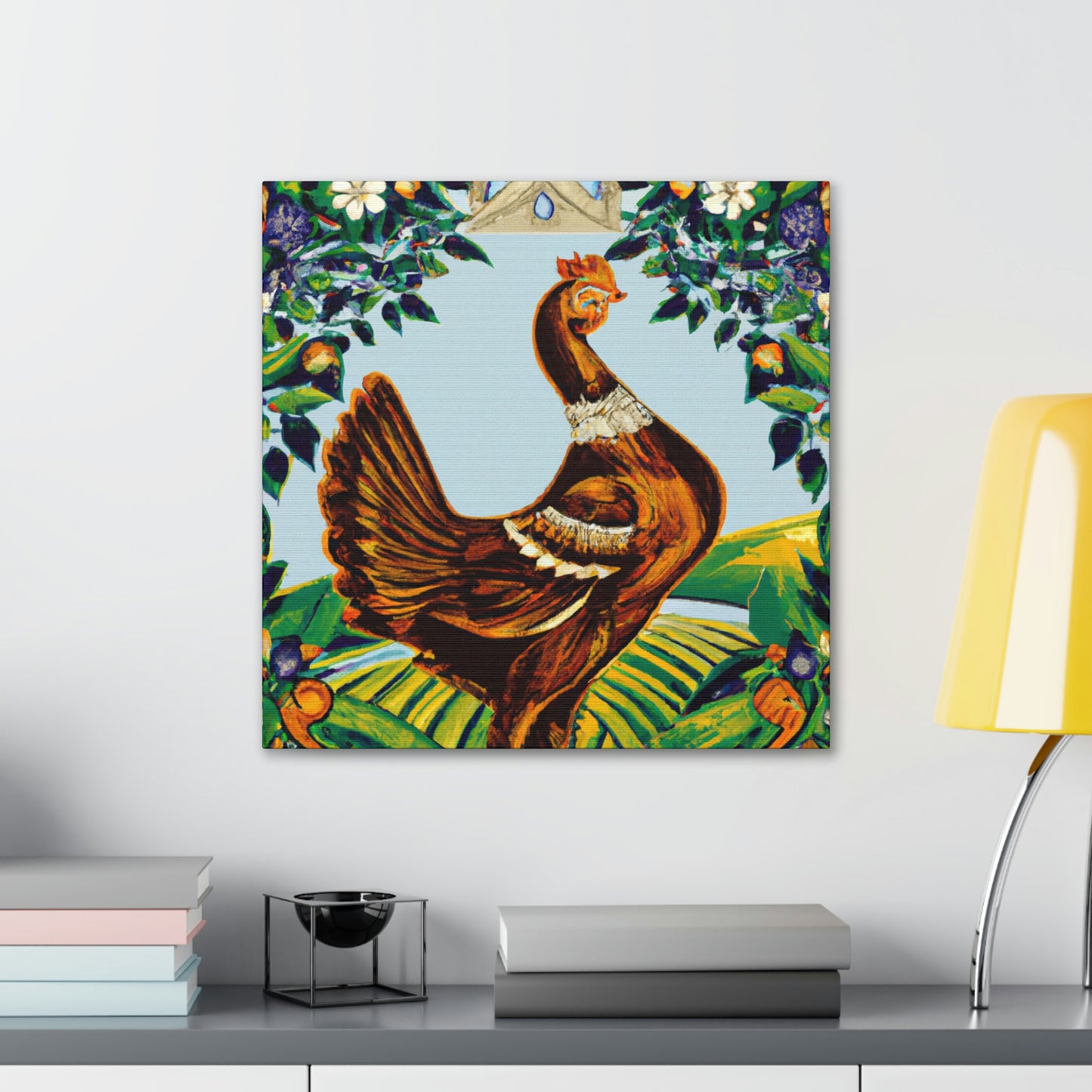 Hen at Dawn Goddess - Canvas