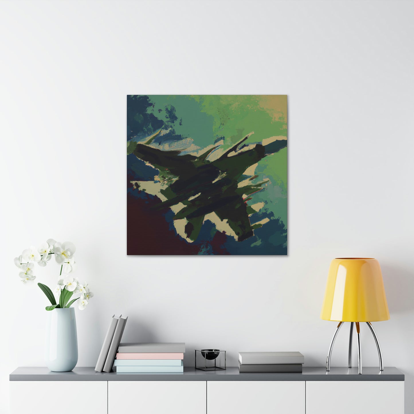 "Wings of Freedom Fighter" - Canvas