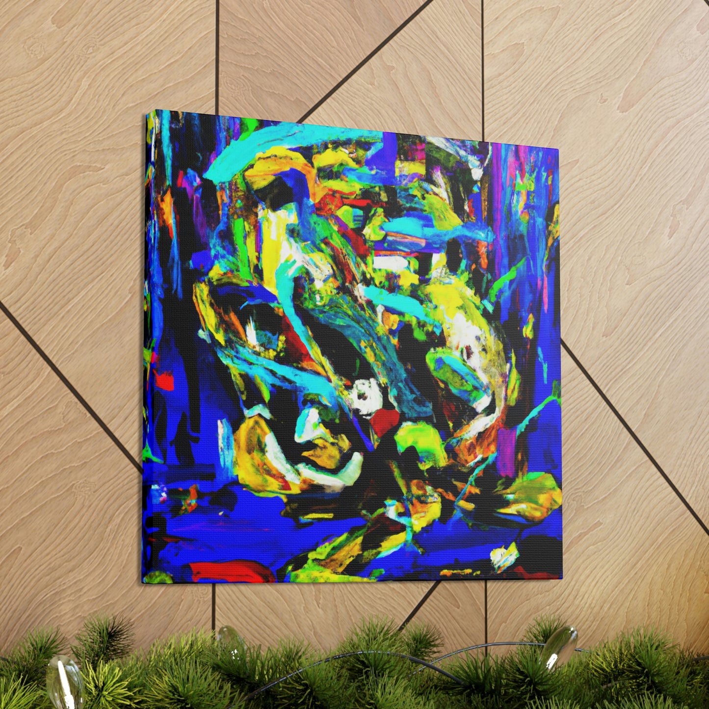 A Blue Symphony Breezes - Canvas