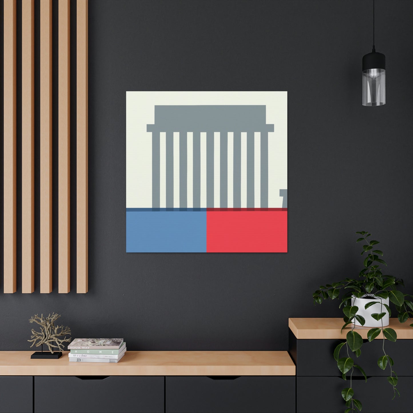 Lincoln Memorial Simplicity - Canvas