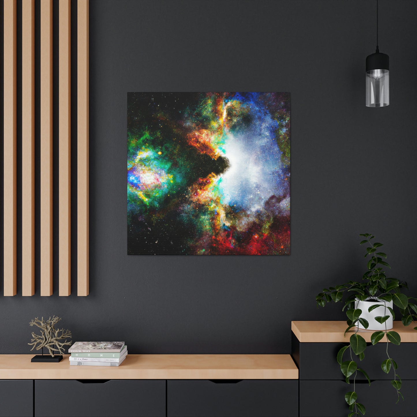 "Distant Nebula Splendor" - Canvas