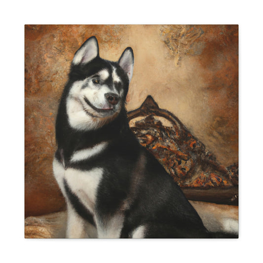 "Glorious Siberian Husky" - Canvas