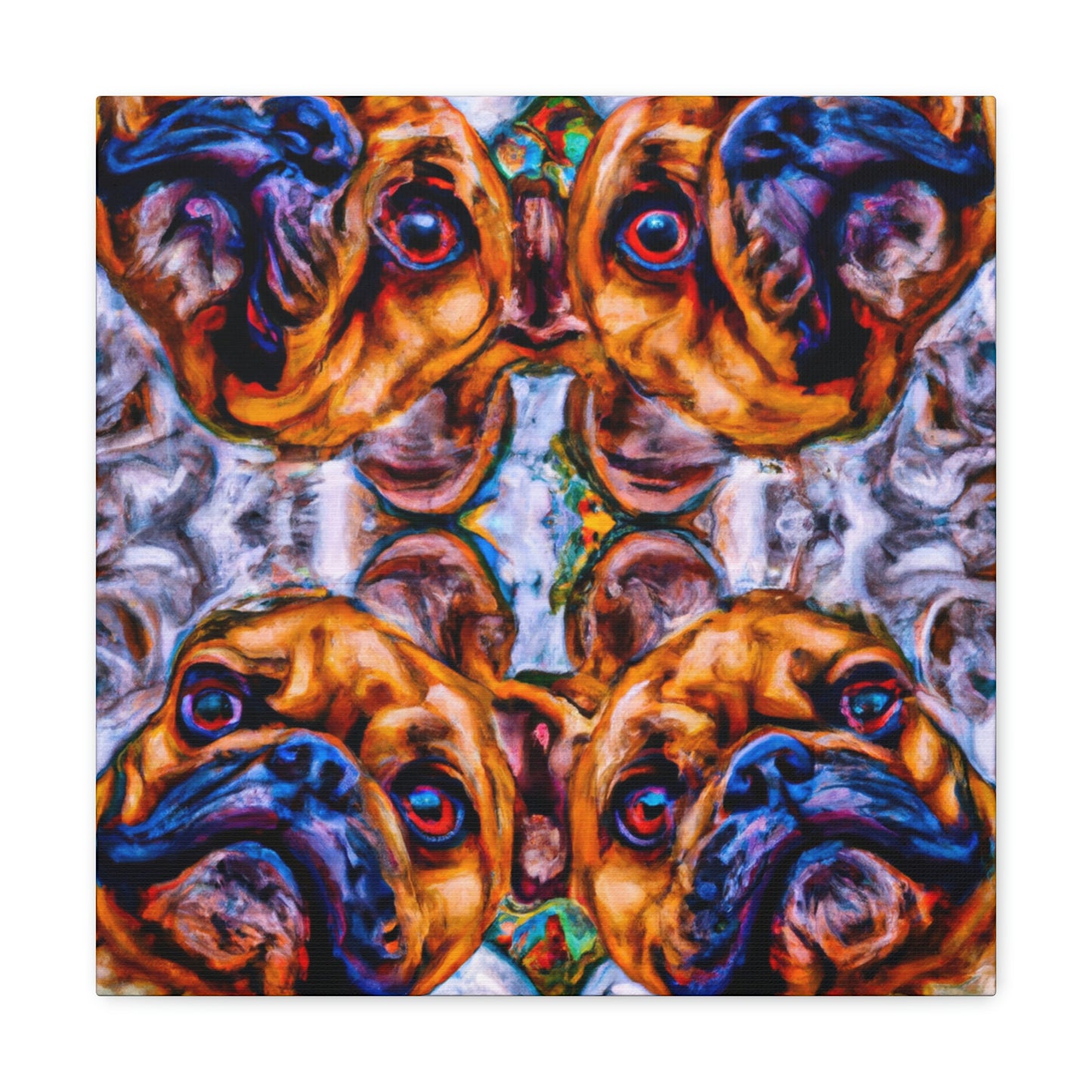 "French Bulldog Splendor" - Canvas