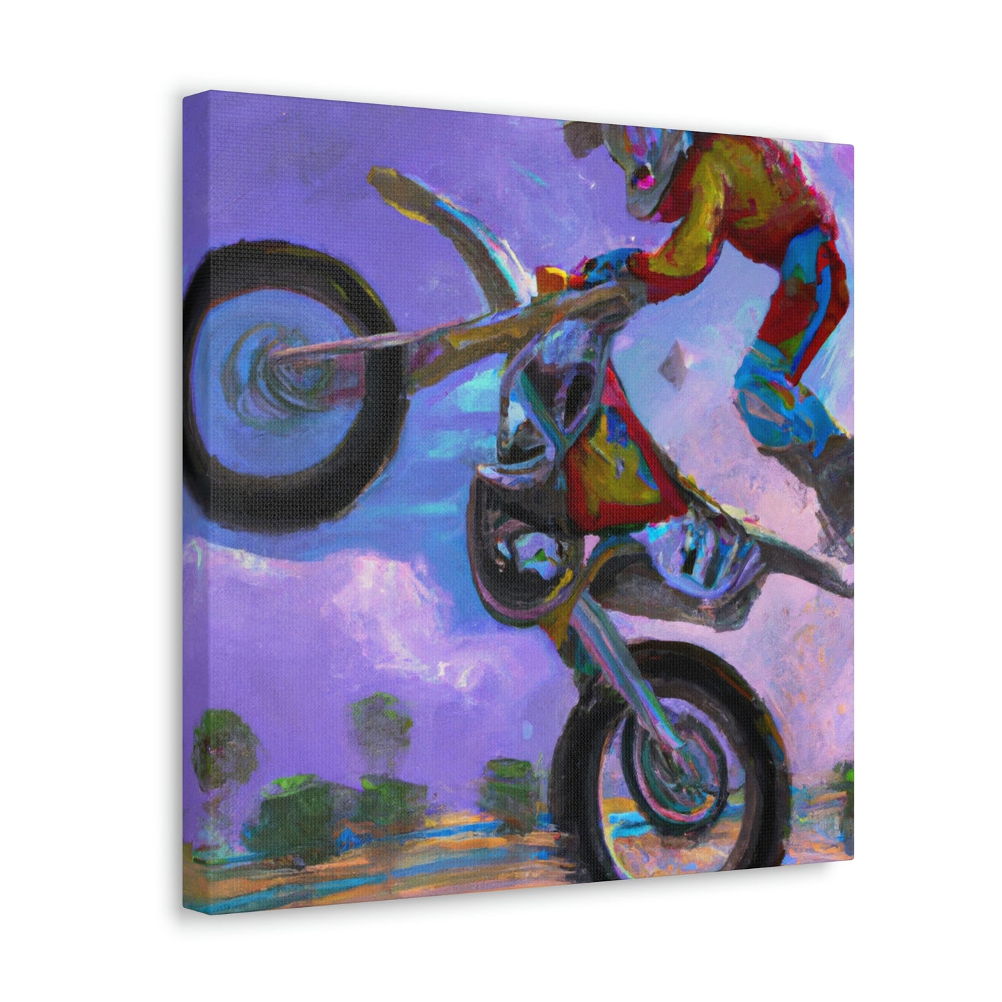 Motocross Mystic Madness - Canvas