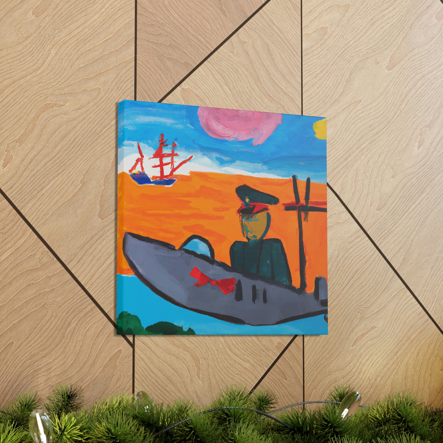 "Seabee in Fauvism" - Canvas