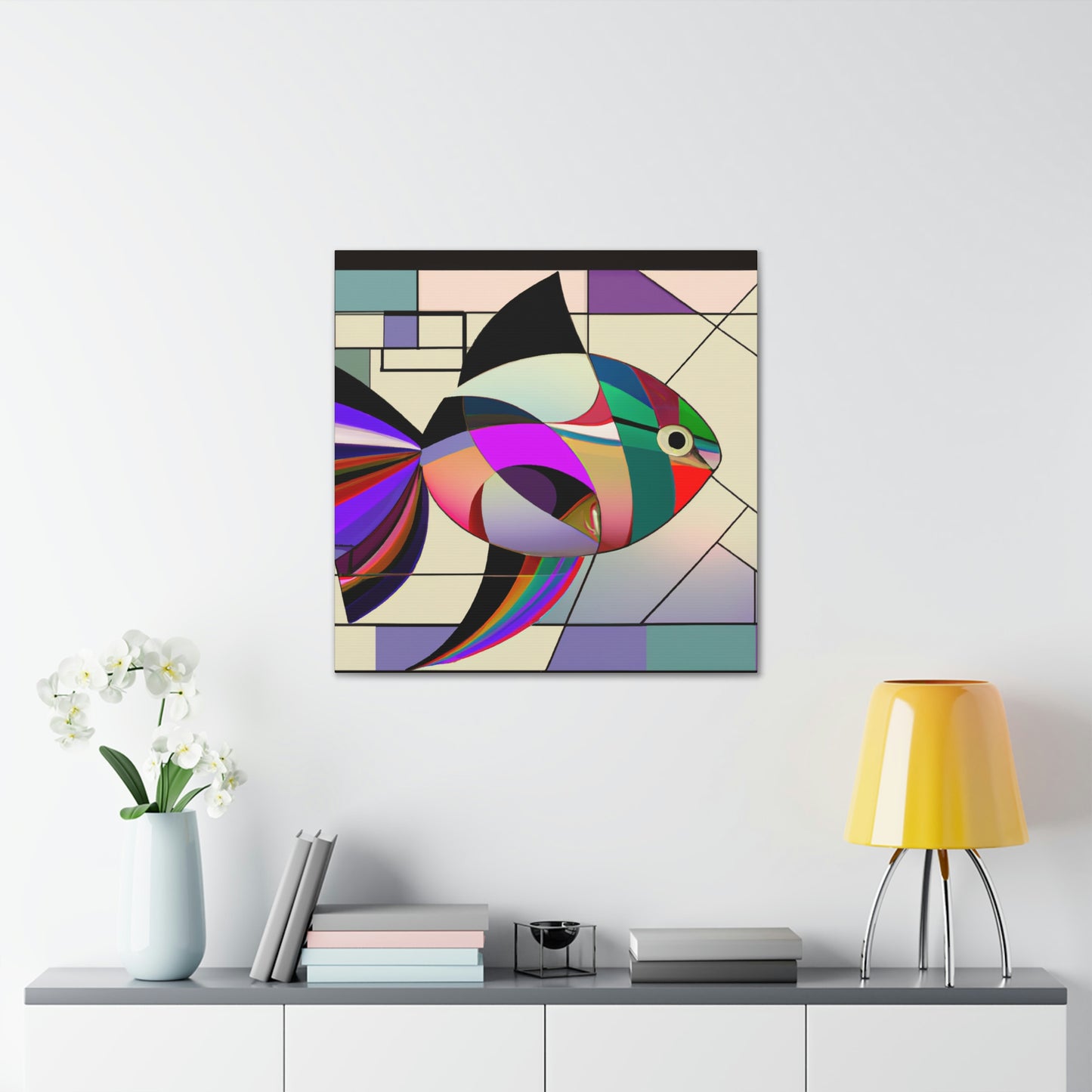 Rainbow Fish Revival. - Canvas