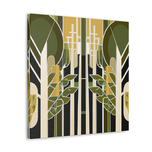 Green Forest Desertscape - Canvas