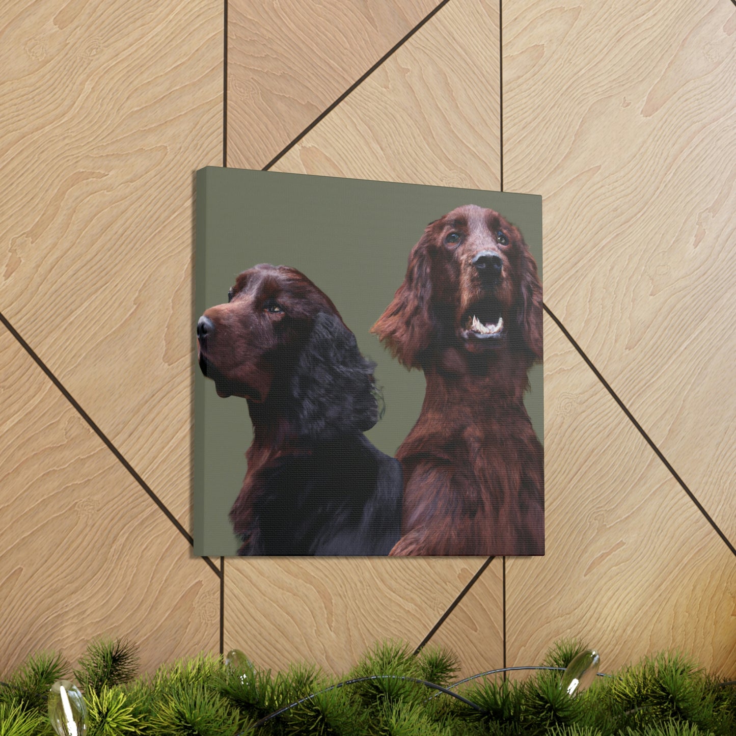 "A Simple Irish Setter" - Canvas