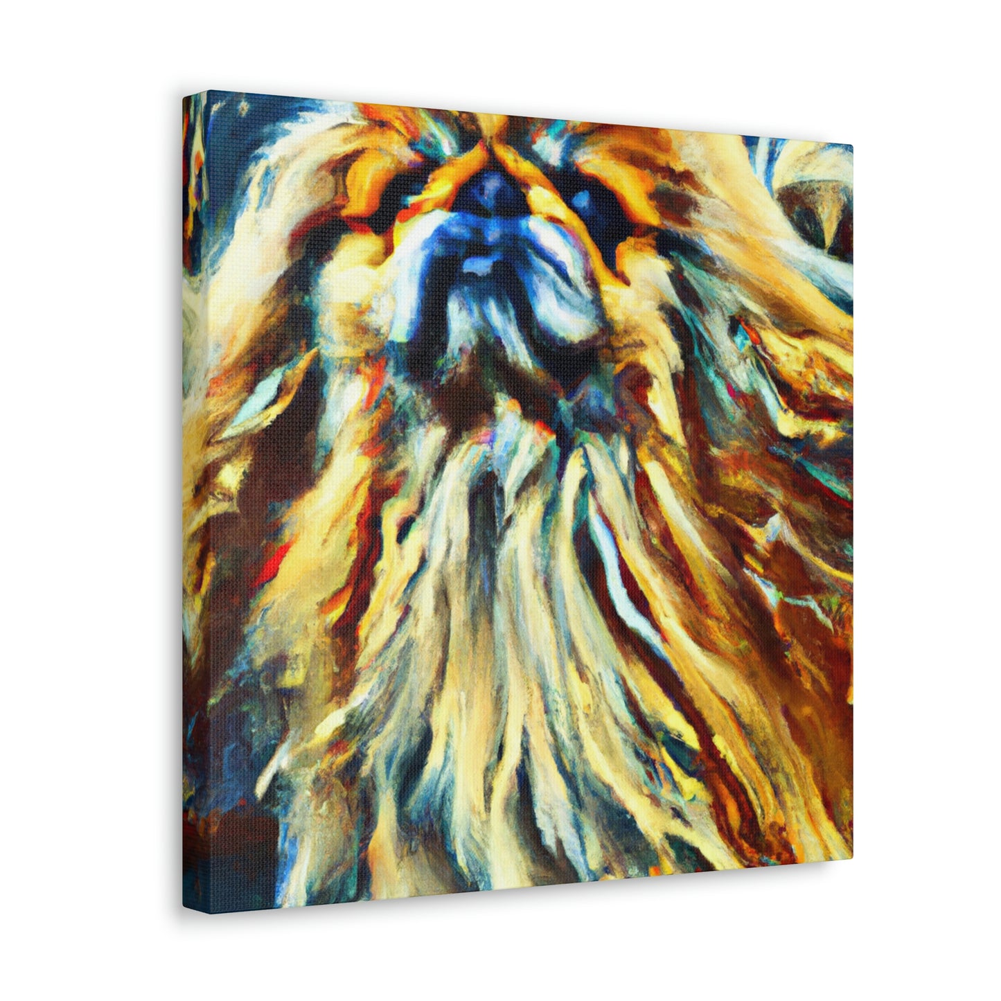 "Pekingese in Twilight" - Canvas