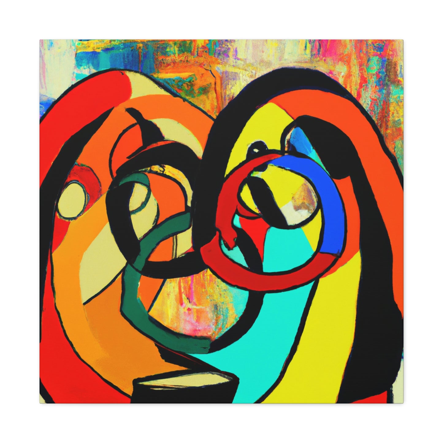 Rings of Eternal Love - Canvas