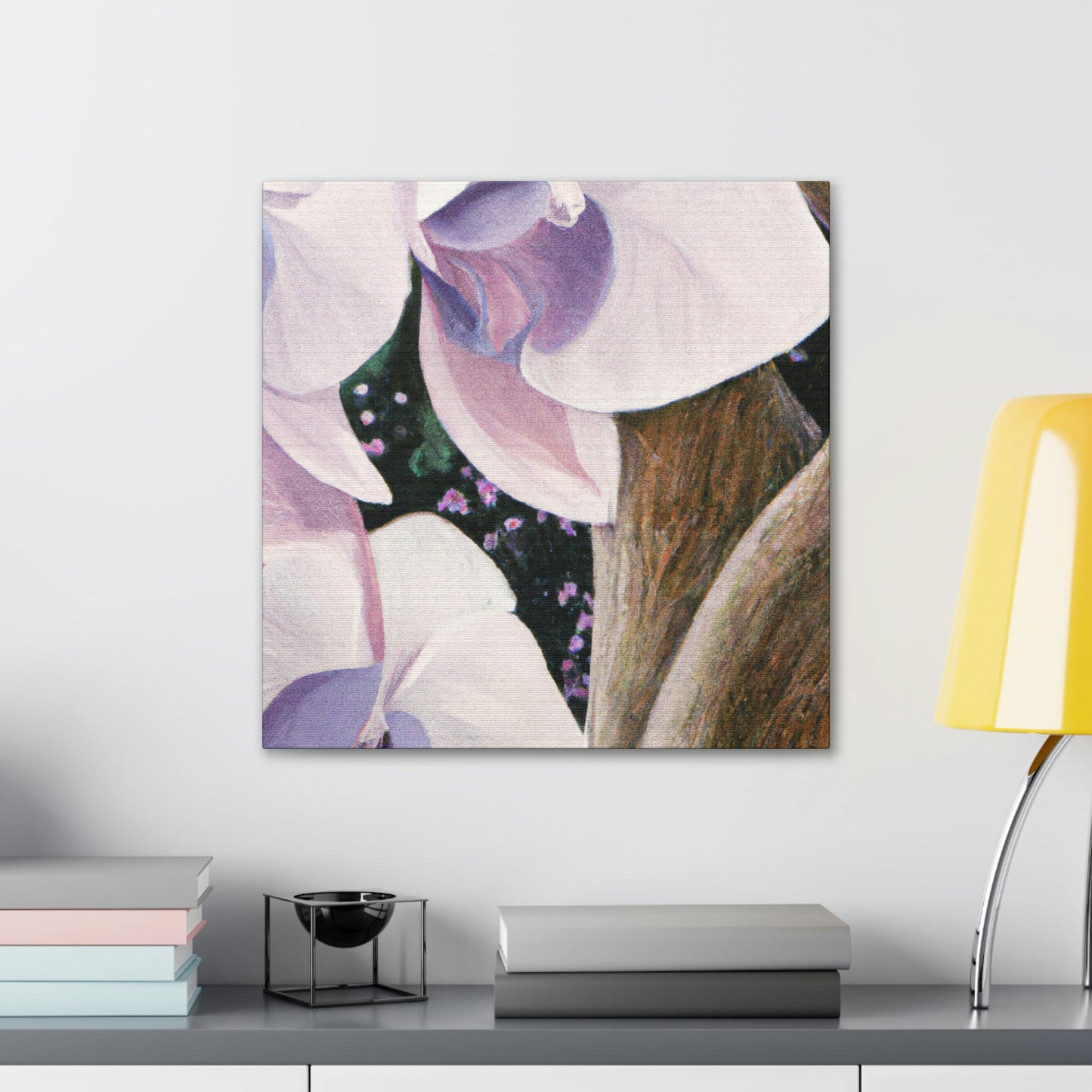 "Orchid in Art Deco". - Canvas