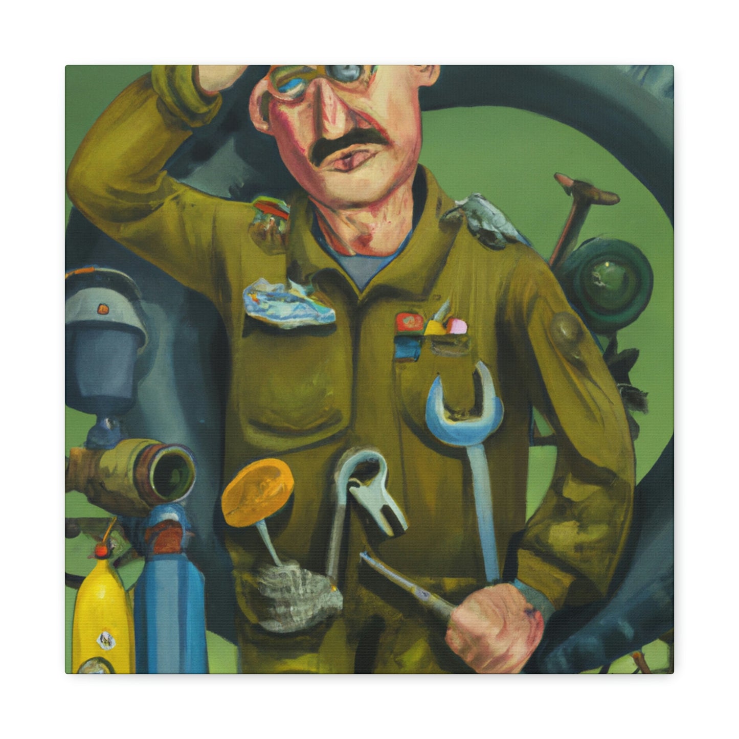 The Mechanic's Toolbox - Canvas