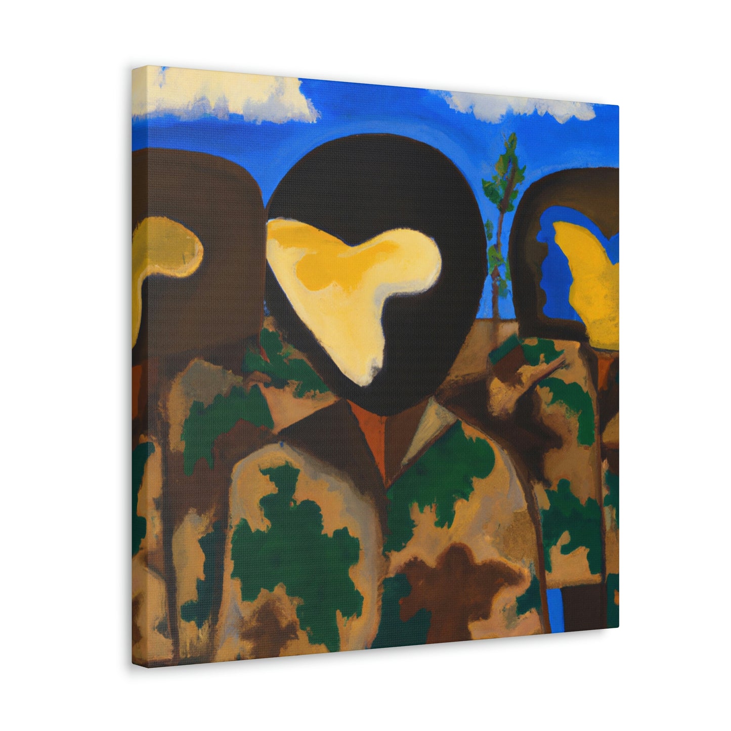 Camouflage in abstract - Canvas