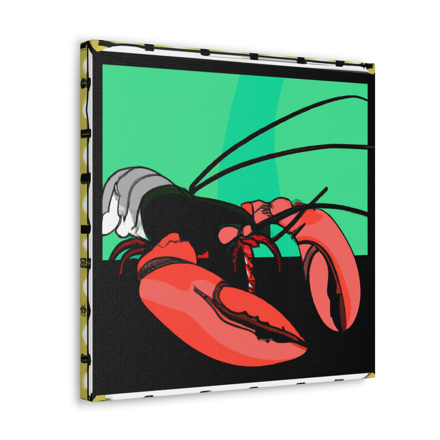 "Lobster Lures Lovingly" - Canvas