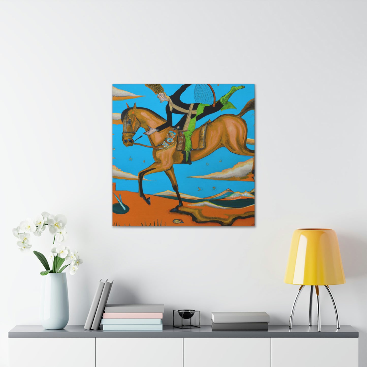 Cavalryman's Dream Vision - Canvas