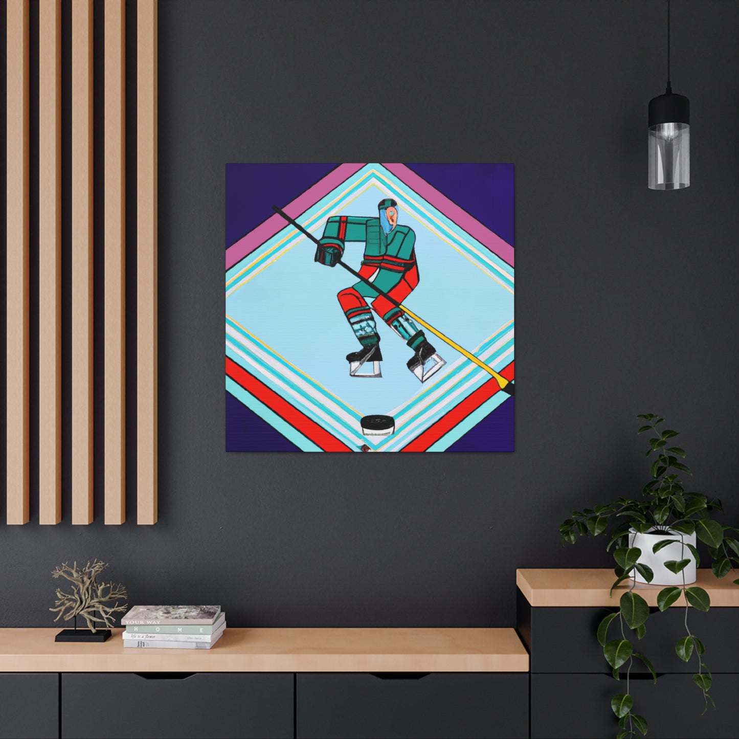 "Ice on Skates Glide" - Canvas