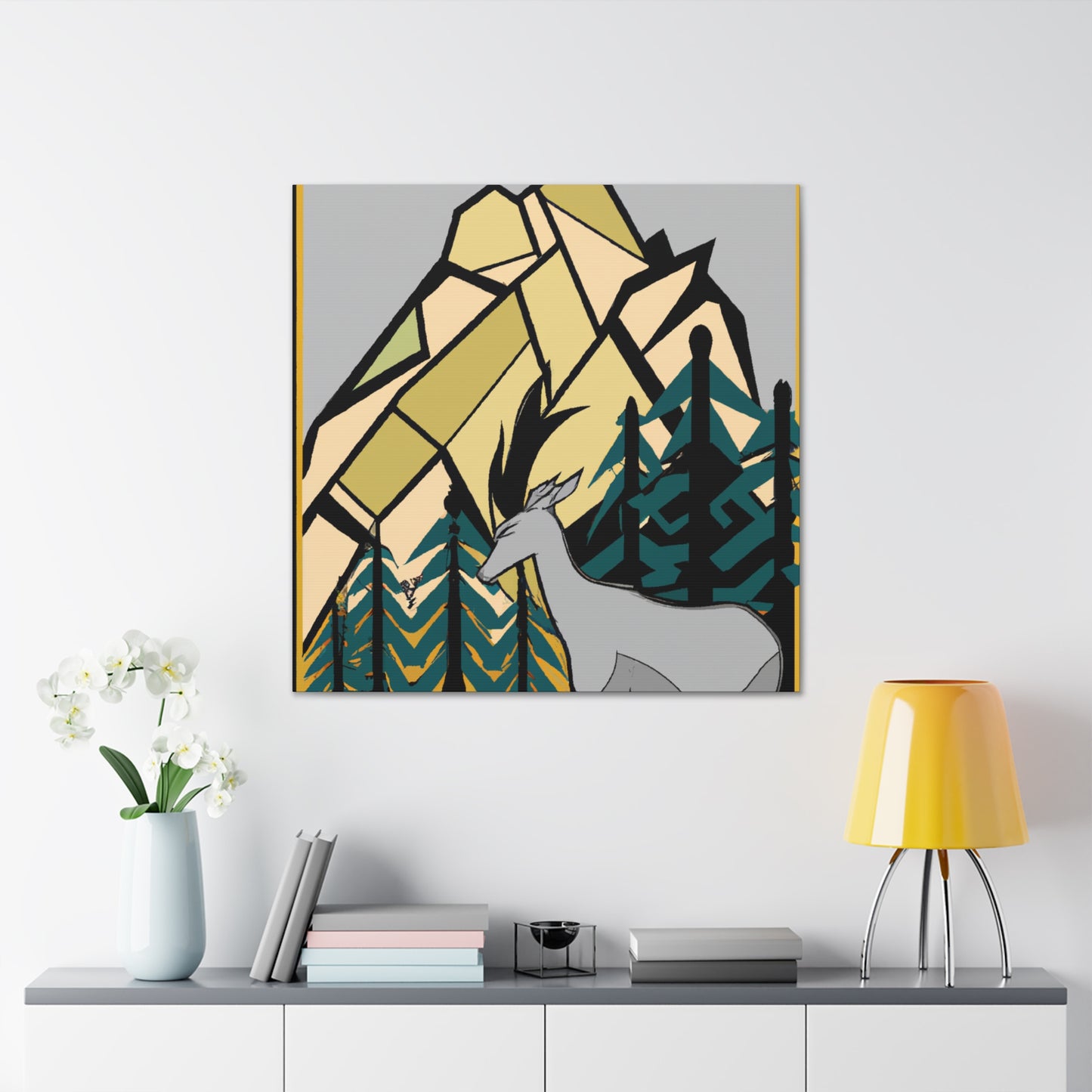 "Chamois of the Roaring Twenties" - Canvas