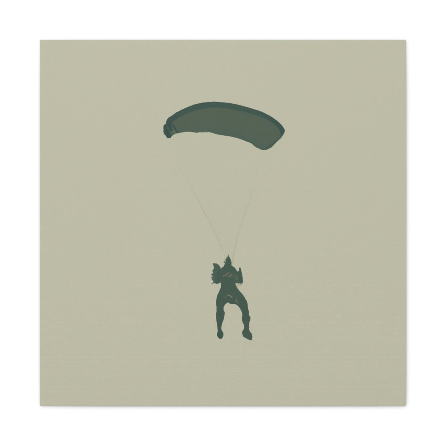 "Paratrooper in Flight" - Canvas