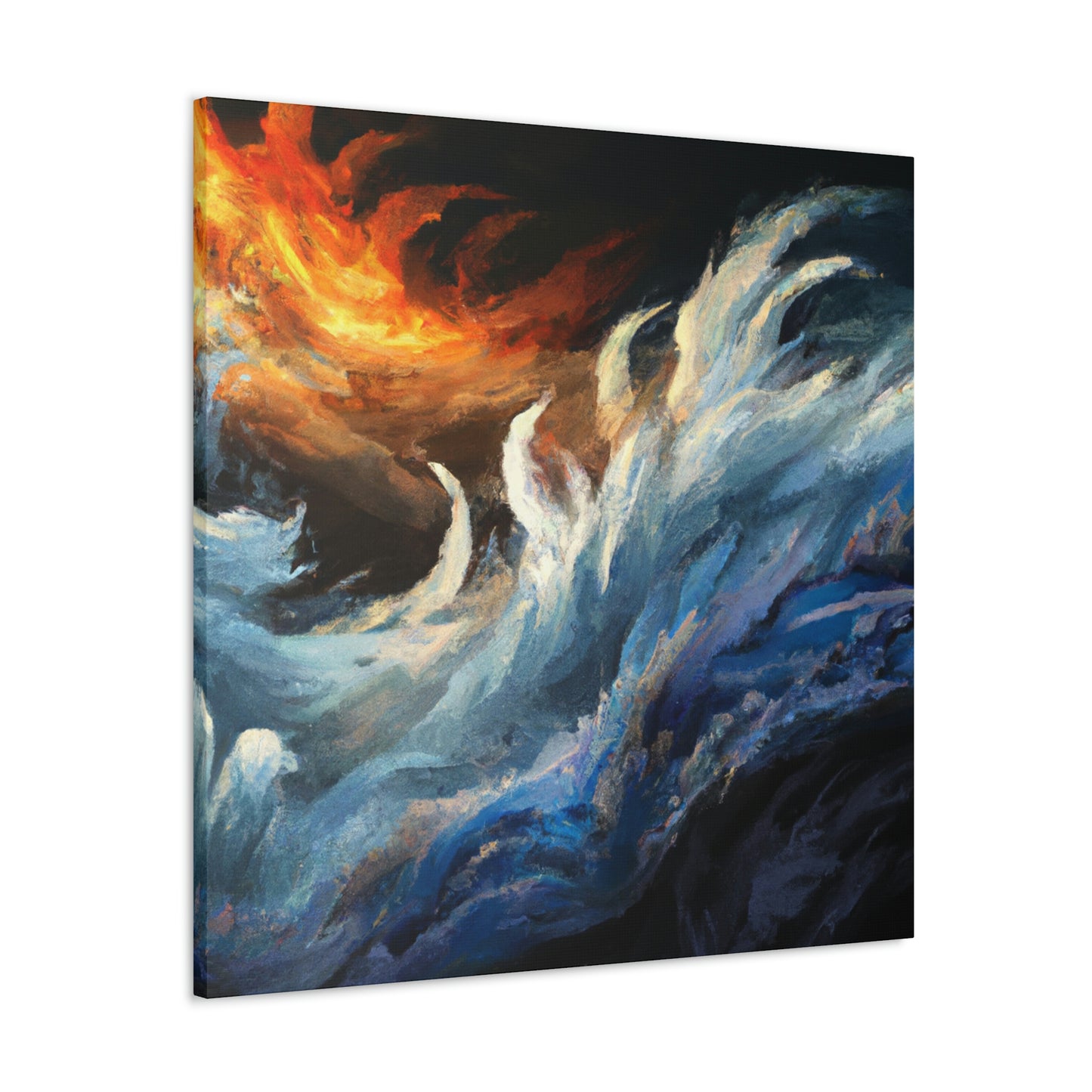 Oceans of Brilliant Hues - Canvas