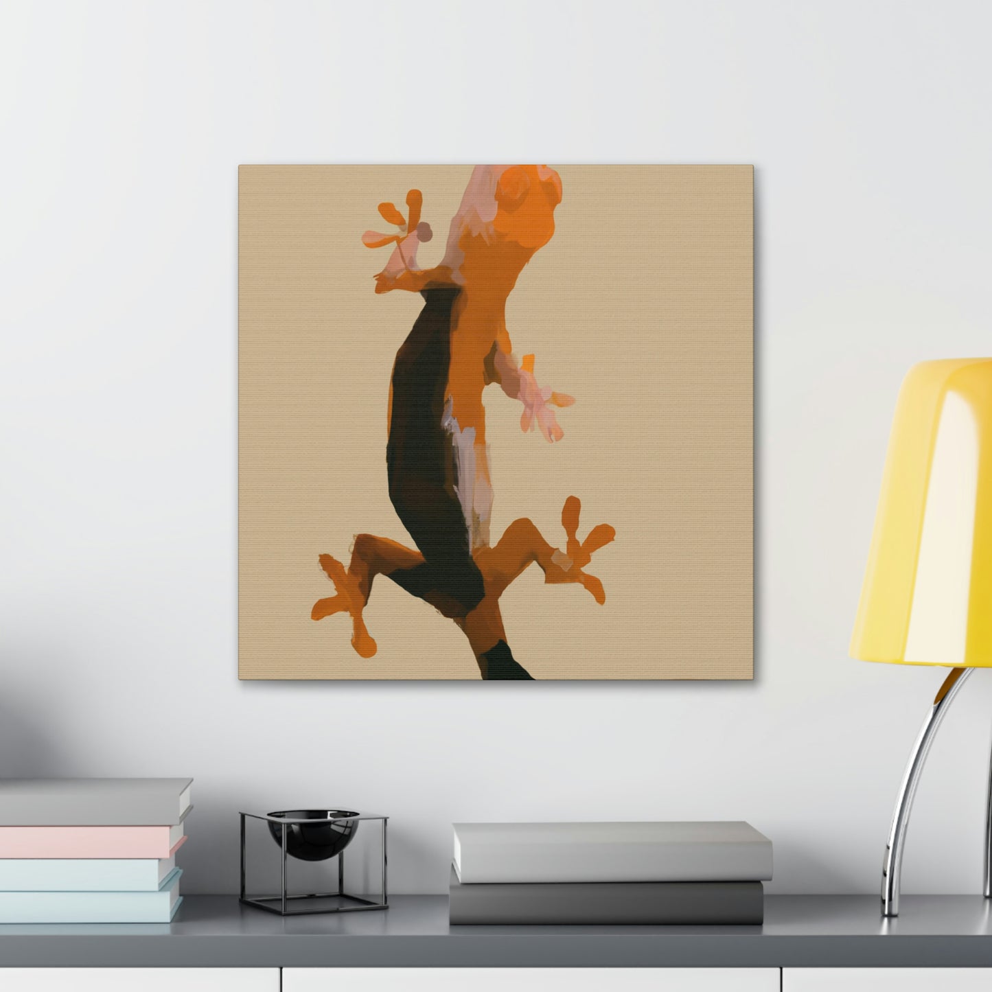 Crested Gecko Simplicity - Canvas