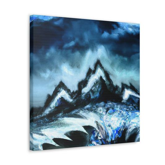 "Snowy Mountain Majesty" - Canvas