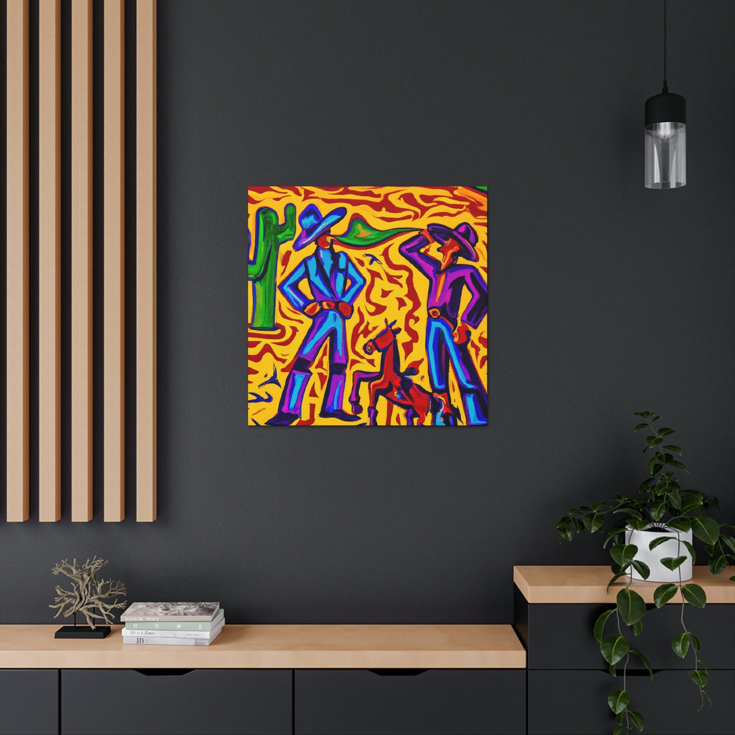 "Branding Iron Fauvism" - Canvas