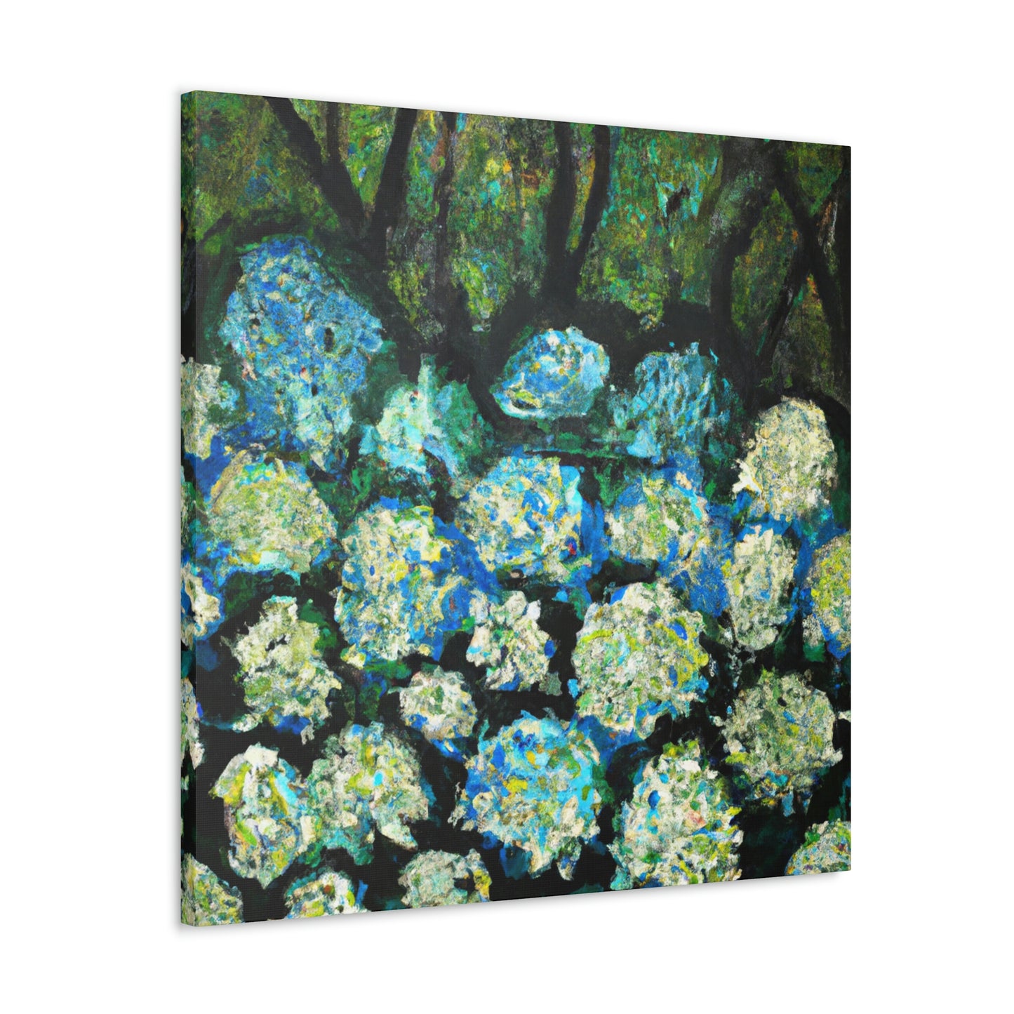 "Hydrangea Abstraction Bliss" - Canvas