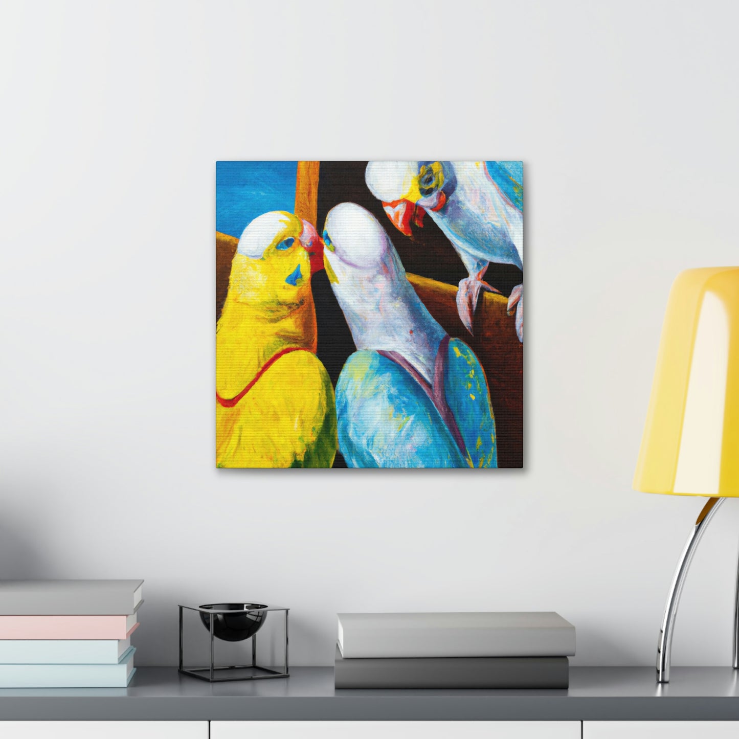 Parakeet Dreamscape - Canvas