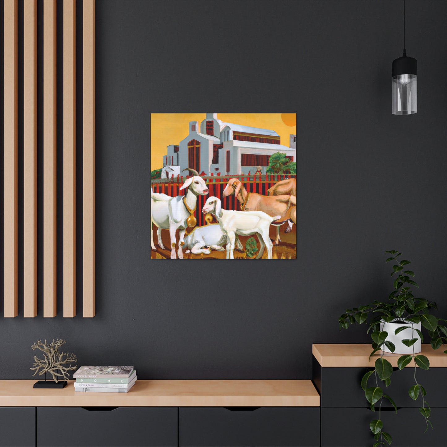 'Goat of Glamour' - Canvas