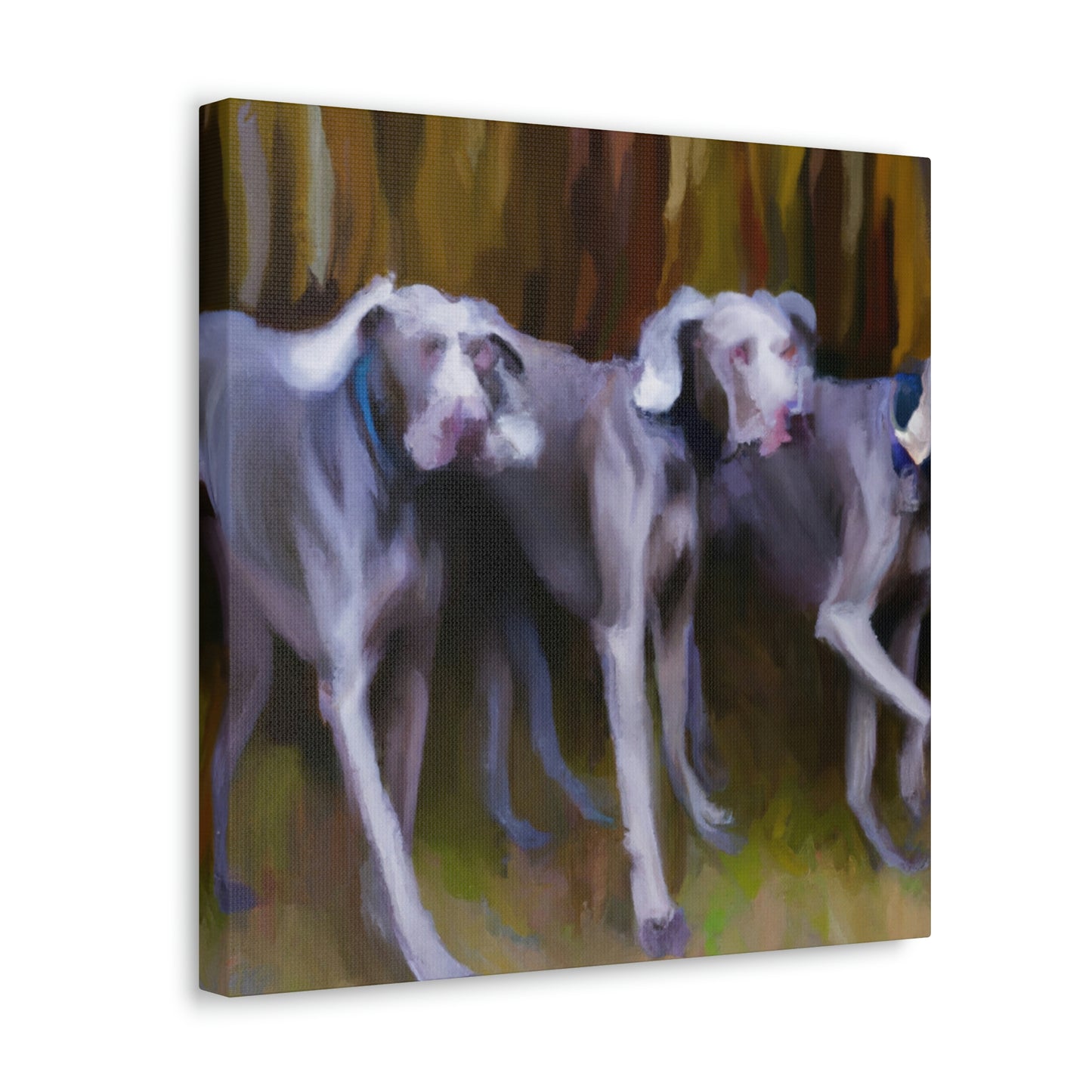 Weimaraner Abstract Expression - Canvas