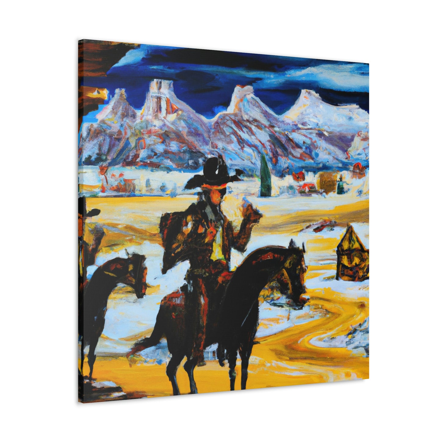 Frontier Town Splendor - Canvas