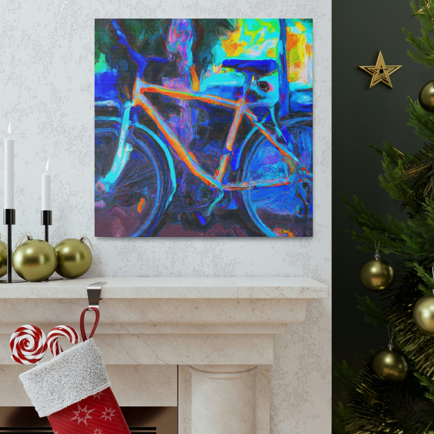 Ride The Bicycle Joy - Canvas