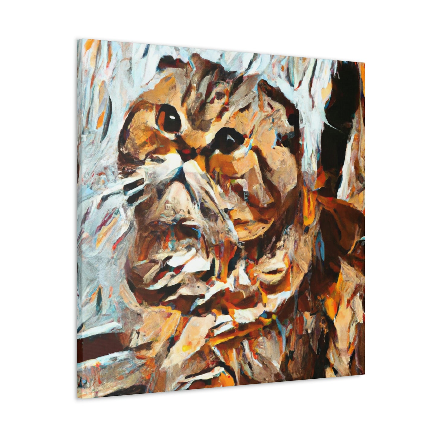 Scottish Fold Abstraction - Canvas