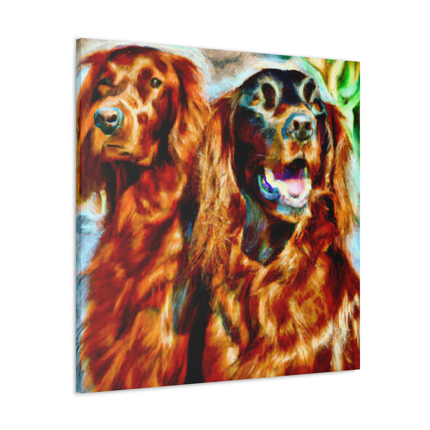 Irish Setter Symphony. - Canvas