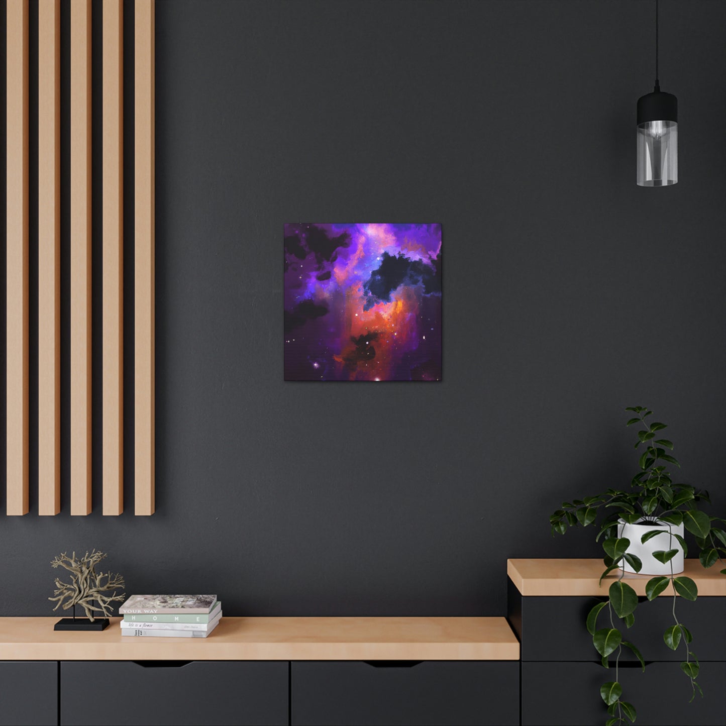 "A Cosmic Nebula Vision" - Canvas