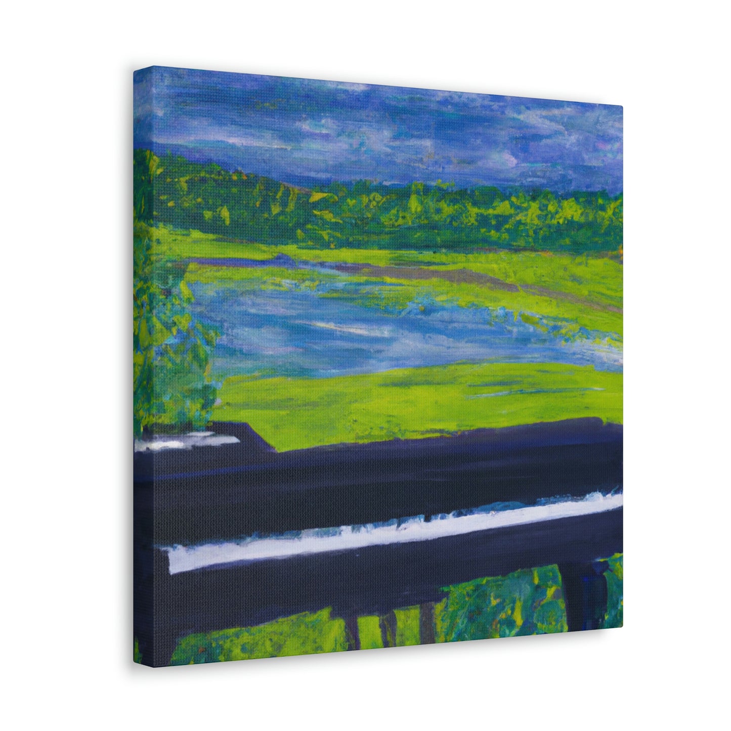 "Fauvist Piano Music" - Canvas