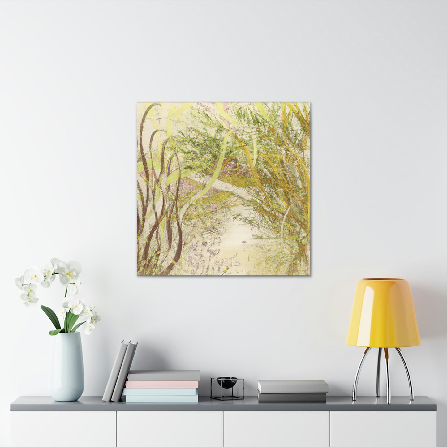 Willow Tree Abstracted - Canvas