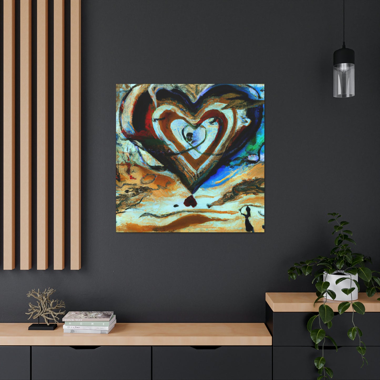 "Ode to the Heart - Canvas"