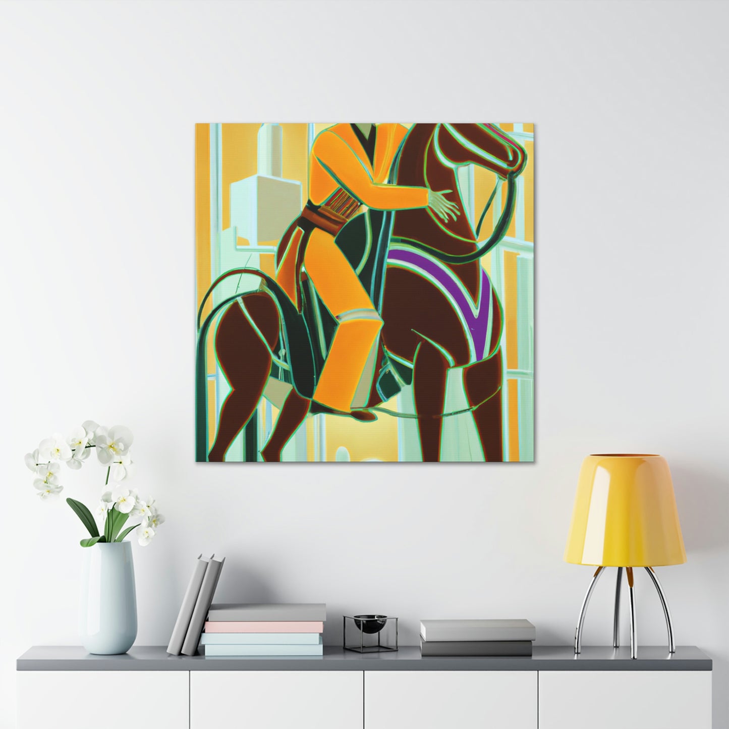 "Riding the Roaring Twenties" - Canvas